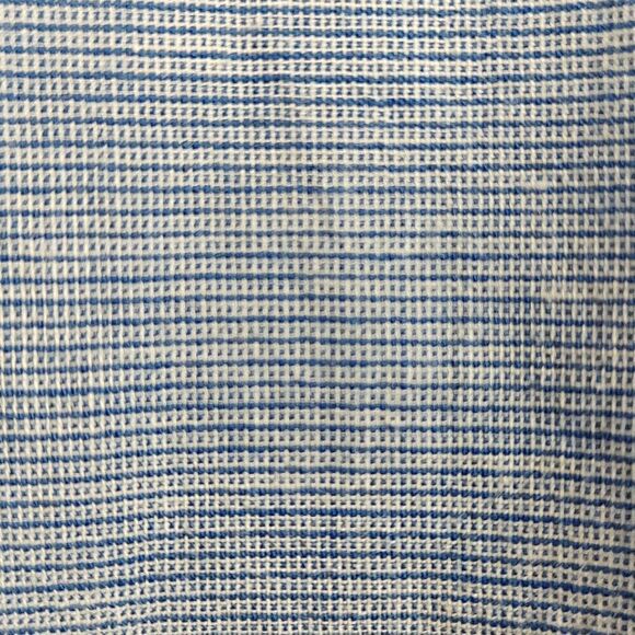 Fresh Produce Blue Cotton Button Front Popover Tunic Blouse Top - Picture 13 of 14